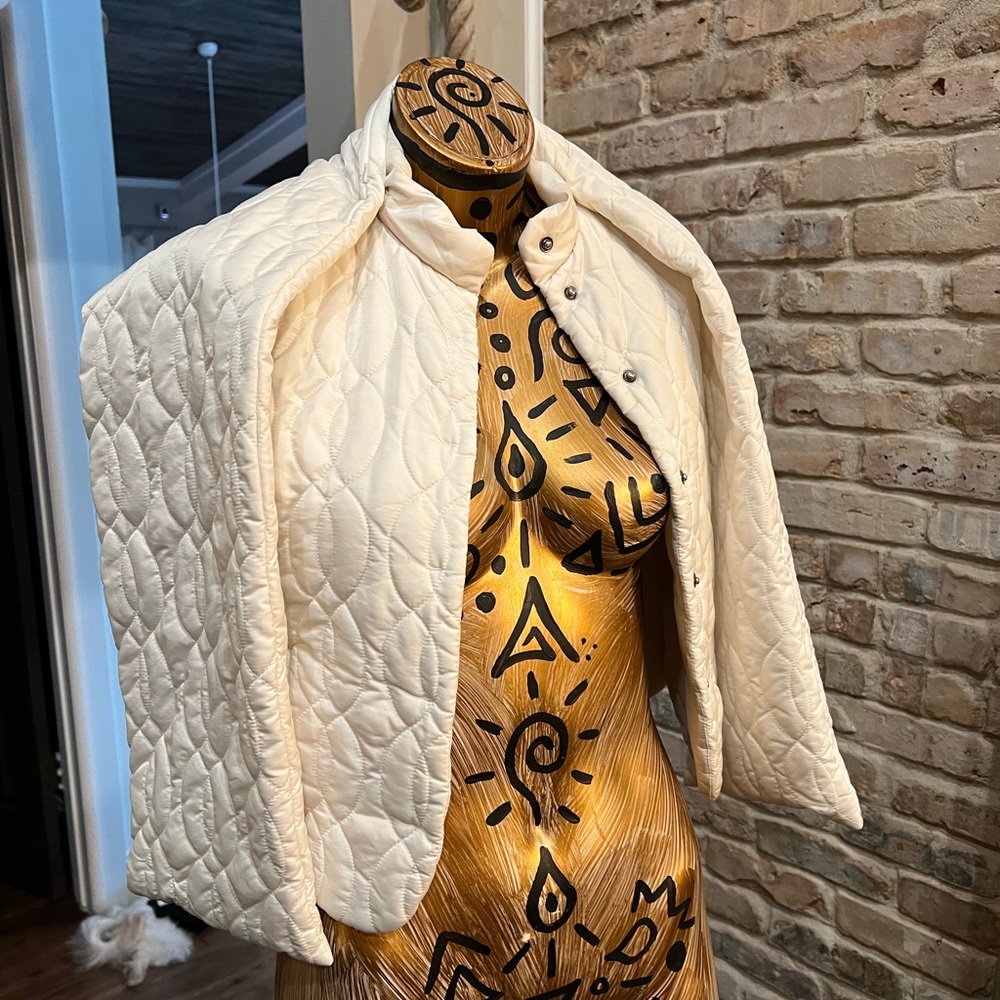 A/X Armani Exchange Jacket Vest & Scarf (silk XS)